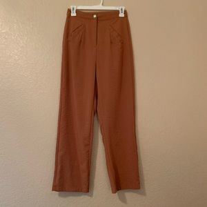 High Rise Straight-leg Summer Crop Pant